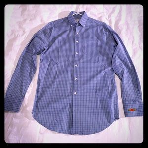 Peter Millar summer comfort blue button down.